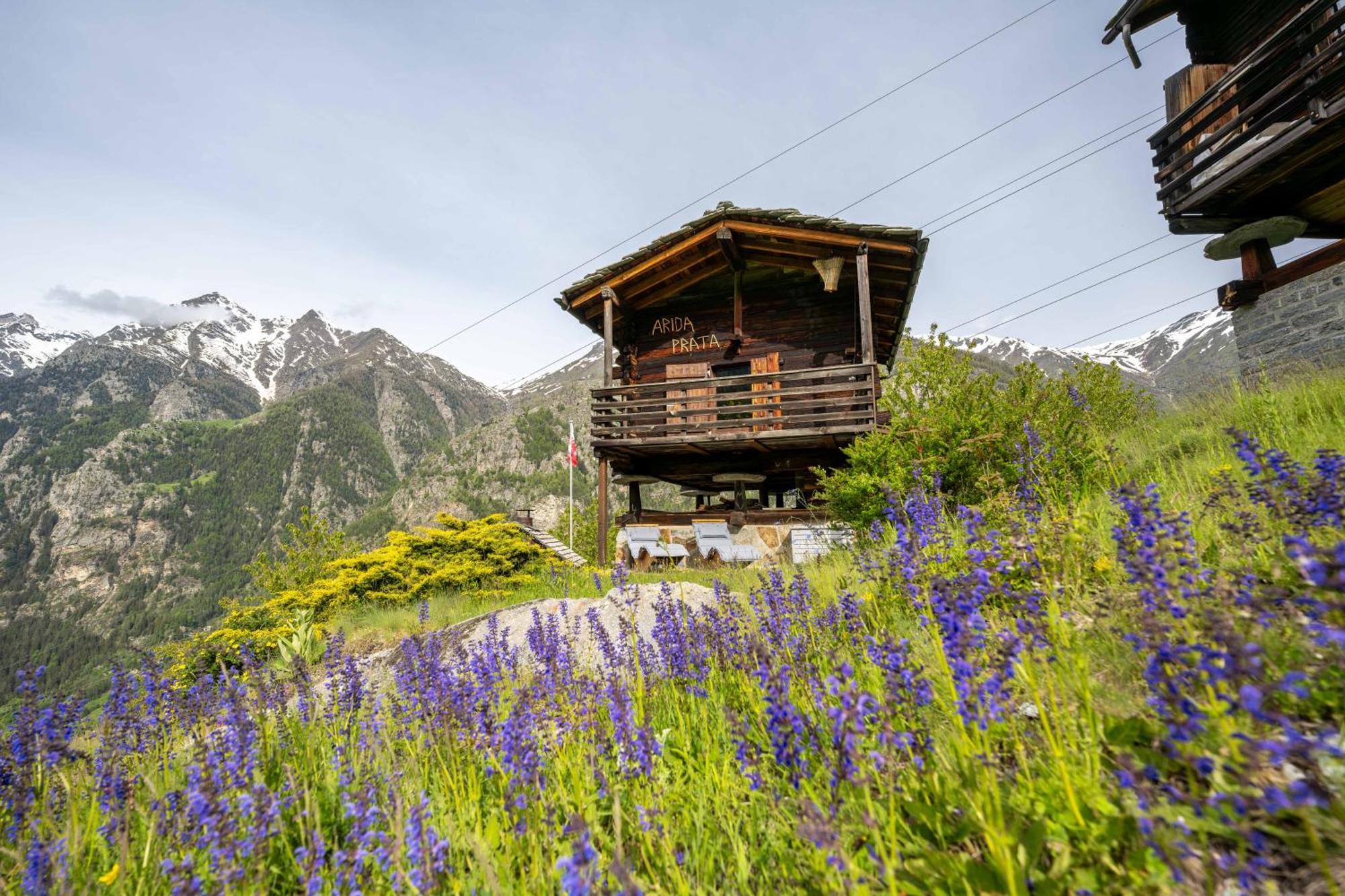 Korn-Stadel Arida Prata "Natur Pur" Grachen Exterior photo